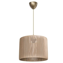 Φωτιστικό Οροφής PWL-1118 Φ30x75cm 1xΕ27 Natural