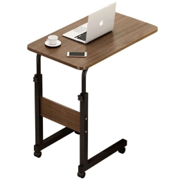 Τραπεζάκι Βοηθητικό Με Ρόδες Talf 072-000048 60x40x85cm Black-Walnut