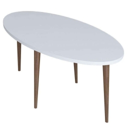 Τραπέζι Σαλονιού Barton 120-000136 90x45x40cm White-Brown