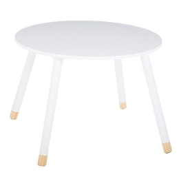 Τραπεζάκι Παιδικό Playful 199-000260 Φ60x43,5cm White-Natural