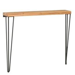 Κονσόλα Tetty 120-000306 90x14x75cm Walnut-Black