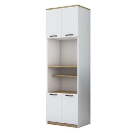 Ραφιέρα Rowan 182-000013 60x42x182cm White-Walnut