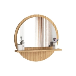Καθρέπτης Μπάνιου Hope 176-000040 45x2x45cm Natural Μοριοσανίδα, Μελαμίνη