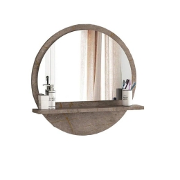 Καθρέπτης Μπάνιου Hope 176-000041 45x2x45cm Grey Marble Μοριοσανίδα, Μελαμίνη