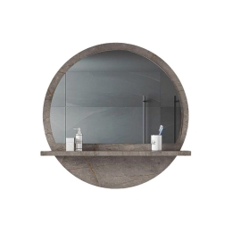 Καθρέπτης Μπάνιου Lesley 176-000047 60x2x60cm Grey Marble Μοριοσανίδα, Μελαμίνη