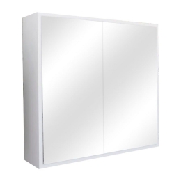Καθρέπτης Μπάνιου Με Ντουλάπι Poliana 120-000287 70x17x70cm White Μοριοσανίδα, Μελαμίνη
