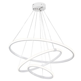 Φωτιστικό Οροφής Κρεμαστό PWL-1156 Led 60-80W Φ60x100cm White