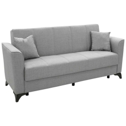 Καναπές - Κρεβάτι Τριθέσιος Asma 213-000007 217x76x85cm Grey