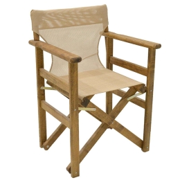 Πολυθρόνα Σκηνοθέτη Retto 237-000015 61x51x86cm Brown-Mocha