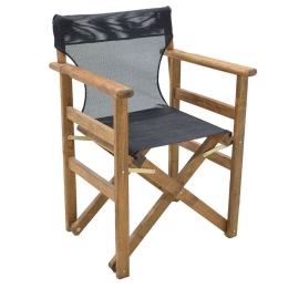 Πολυθρόνα Σκηνοθέτη Retto 237-000023 61x51x86cm Brown-Black