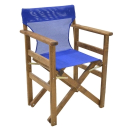 Πολυθρόνα Σκηνοθέτη Retto 237-000024 61x51x86cm Brown-Blue