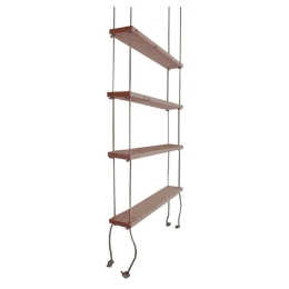 Ραφιέρα Τοίχου Rabia 197-000051 99x16x170cm Walnut