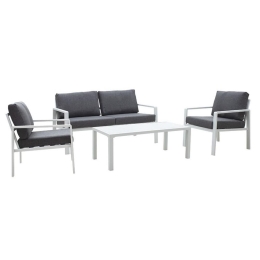 Σαλόνι Κήπου Ritchie 219-000003 (Σετ 4τμχ) Anthracite-White 4 Θέσεων