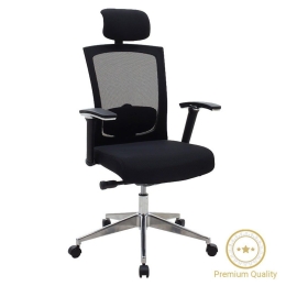 Καρέκλα Γραφείου Διευθυντή Nairn Premium 076-000015 67x70x111/120cm Black
