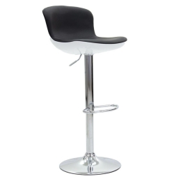 Σκαμπό Μπαρ Cosy I 001-000070 47x50x86/107cm White-Black