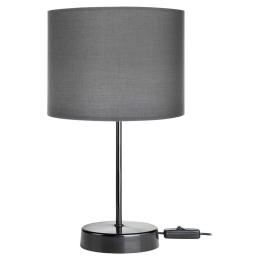 Επιτραπέζιο Φωτιστικό PWL-1183 147-000098 Ε27 Φ22x36.5cm Anthracite-Black