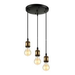 Φωτιστικό Οροφής PWL-0144 099-000058 Ε27 25x25x90cm Black-Bronze