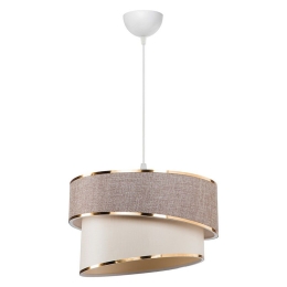 Φωτιστικό Οροφής Loopy 147-000134 Ε27 Φ30x63cm Beige-White