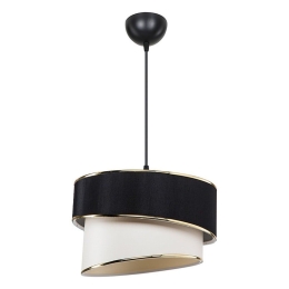 Φωτιστικό Οροφής Loopy 147-000133 Ε27 Φ30x63cm Black-White