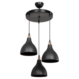 Φωτιστικό Οροφής Lofty Ε27 Φ40x80cm Black