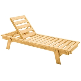 Ξαπλώστρα Lonel 251-000005 200x71x33cm Natural