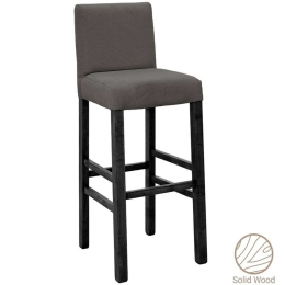 Σκαμπό Μπαρ Bari 047-000055 42x46x110cm Anthracite-Black