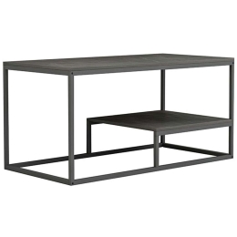 Τραπέζι Σαλονιού Tondo 230-000004 120x60x50cm Marble Anthracite