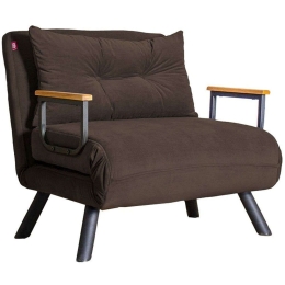 Πολυθρόνα - Κρεβάτι Ethereal 071-001538 60x78x78cm Brown-Black