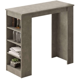 Τραπέζι Μπαρ Riff 176-000053 120x51,5x101,5cm Anthracite Μελαμίνη