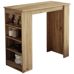 Τραπέζι Μπαρ Riff 176-000097 120x51,5x101,5cm Natural Μελαμίνη