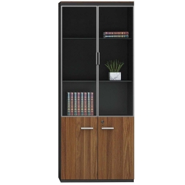 Ντουλάπα Γραφείου Oscar 246-000006 80x40x200cm Walnut-Anthracite