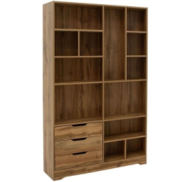 Βιβλιοθήκη Lucinda 049-000067 120x29,8x180,5cm Sonoma