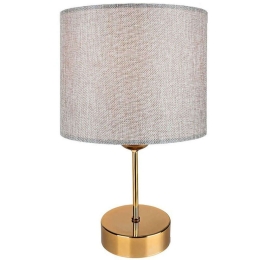 Φωτιστικό Επιτραπέζιο PWL-0961 147-000007 1xE27 Φ22x32cm Beige-Gold