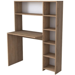 Γραφείο Εργασίας Με Βιβλιοθήκη Bookie 182-000068 113x40x142cm Sonoma