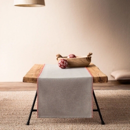 Runner 114/03 Grey/Orange Gofis Home 35X150 Πολυέστερ