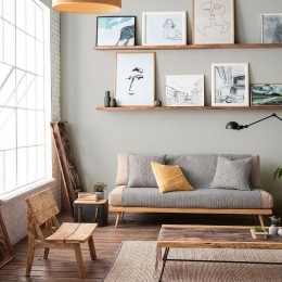 Ριχτάρι Cecil 656/15 Grey Gofis Home Διθέσιο 180x250cm Βαμβάκι-Ακρυλικό