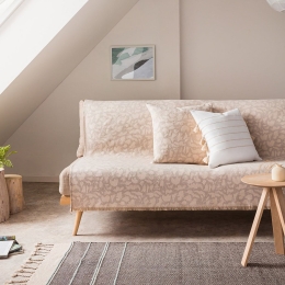 Ριχτάρι Simone 458/06 Beige Gofis Home Τριθέσιο 180x310cm Βαμβάκι-Πολυέστερ