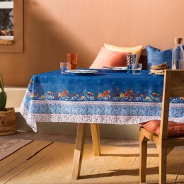 Τραπεζομάντηλο Eris 540/09 Blue Jean Gofis Home 135X180cm Πολυέστερ