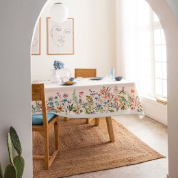 Τραπεζομάντηλο Pandora 241/01 Ciel Gofis Home 135Χ135 Βαμβάκι-Πολυέστερ