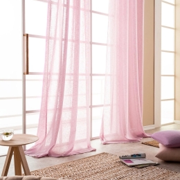 Κουρτίνα Με Τρουκς Combe 502 20 Lila Gofis Home 140X280 Πολυέστερ