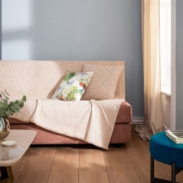 Ριχτάρι Tendre 880/ 05 Ecru Gofis Home Πολυθρόνα 180x180cm Βαμβάκι-Ακρυλικό