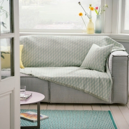 Ριχτάρι Denise 518/ 38 Sea Glass Gofis Home Διθέσιο 180x250cm Βαμβάκι-Πολυέστερ