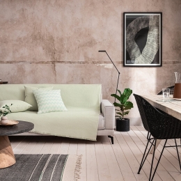 Ριχτάρι Liberta 841/ 38 Sea Glass Gofis Home Τριθέσιο 180x300cm 100% Πενιέ Βαμβάκι