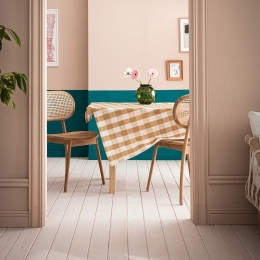 Τραπεζομάντηλο Cubic 589/ 12 Brown Gofis Home 135X220 Βαμβάκι-Πολυέστερ