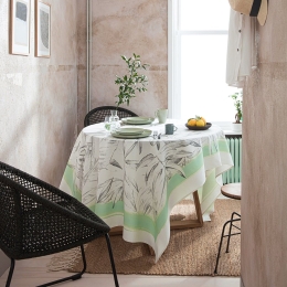 Τραπεζομάντηλο Bree 620 White-Grey Gofis Home 145Χ220 Βαμβάκι-Πολυέστερ