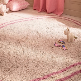 Χαλί Παιδικό Blissful 152/ 17 Beige-Apple Pink Gofis Home 120X170 OVAL