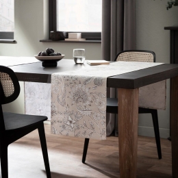 Runner 305 Beige-Grey Gofis Home 37X160 Βαμβάκι-Πολυέστερ