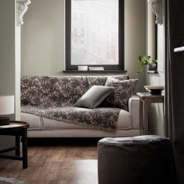 Ριχτάρι 361 15 Carbon Grey Gofis Home Διθέσιο 180x250cm Βαμβάκι-Ακρυλικό