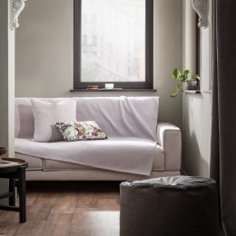 Ριχτάρι 421 20 Lilac Gofis Home Τετραθέσιο 180x350cm Ακρυλικό-Πολυέστερ