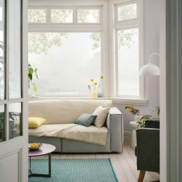 Ριχτάρι Rene SS23 732/10 Aloe Yellow Gofis Home Τριθέσιο 180x310cm Βαμβάκι-Πολυέστερ